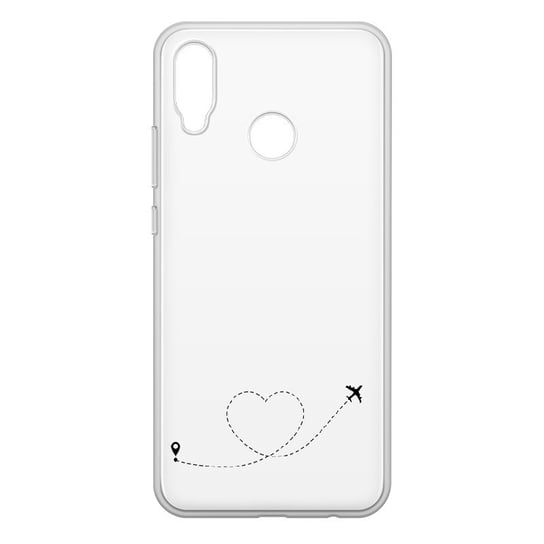 Etui przeźroczyste z nadrukiem Huawei P20 Lite Travel 2 PieceofCase