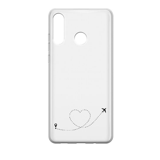 Etui przeźroczyste z nadrukiem Huawei P30 LITE Travel 2 PieceofCase