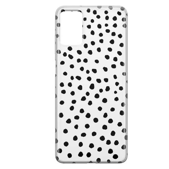 Etui przeźroczyste z nadrukiem Motorola Moto E22 Kropki boho PieceofCase