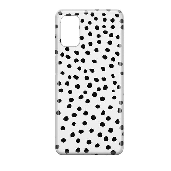 Etui przeźroczyste z nadrukiem Samsung Galaxy A41 Kropki boho PieceofCase