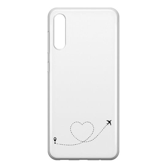 Etui przeźroczyste z nadrukiem Samsung Galaxy A50 Travel 2 PieceofCase