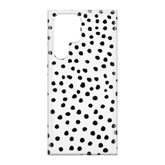 Etui przeźroczyste z nadrukiem Samsung Galaxy S23 Ultra Kropki boho PieceofCase