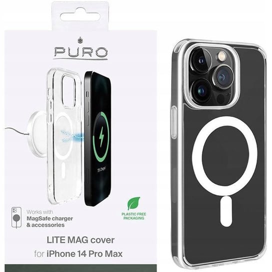 Etui Puro LiteMag do iPhone 14 Pro Max, obudowa Puro