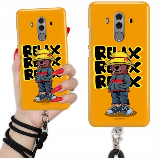 Etui QUICK Sznurek do HUAWEI MATE 10 PRO Smycz Czarna Misie TEDDY Mix Wzory Funnycase