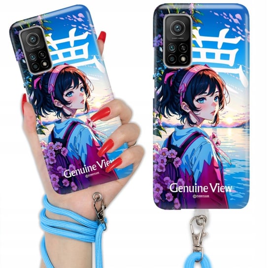 Etui QUICK Sznurek Niebieski do XIAOMI Mi 10T 5G ANIME Sakura Dreams Wzory Funnycase