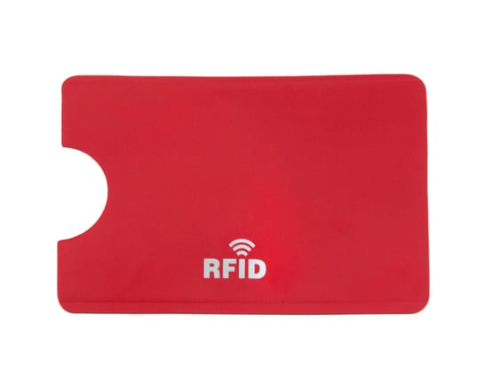 Etui RFID na kartę, czerwone Stefania