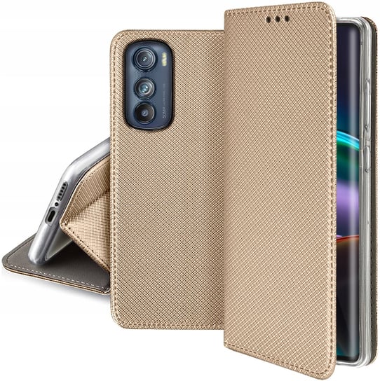 Etui S-Magnet Case +Szkło do Motorola Moto EDGE 30 Krainagsm