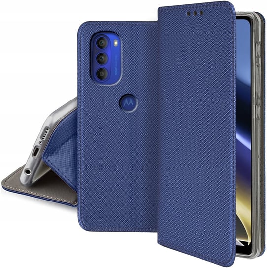 Etui S-Magnet Case + Szkło Do Motorola Moto G51 5G Krainagsm