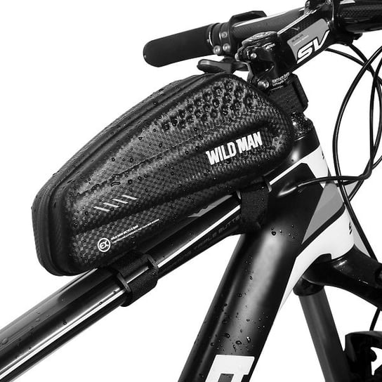 Etui/sakwa na ramę roweru WILDMAN EX uchwyt rowerowy czarna/black, bikepacking WildMan