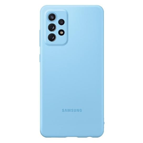 Etui Samsung EF-PA725TL A72 A725 niebieski/blue Silicone Cover Samsung