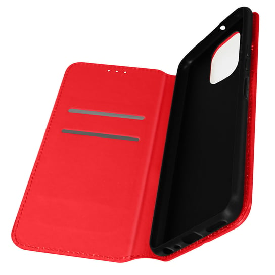 Etui Samsung Galaxy A03 Wallet Function Video Support - czerwone Avizar