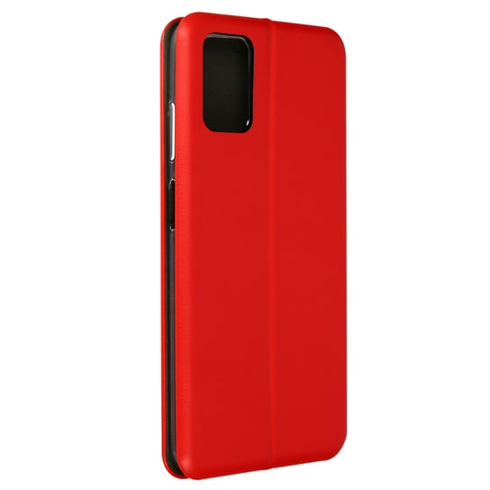 Etui Samsung Galaxy A03s Card Case Satynowe wykończenie czerwone Avizar