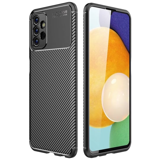 Etui SAMSUNG GALAXY A13 4G / LTE Pancerne Shockproof Nexeri Carbon Fiber czarne Nexeri