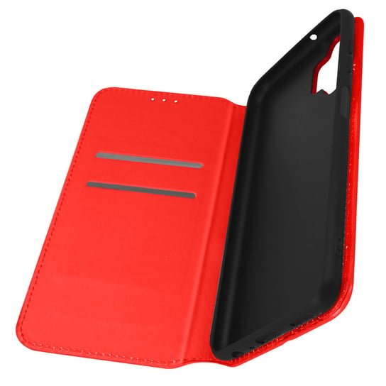 Etui Samsung Galaxy A13 4G Wallet Function Video Support - czerwone Avizar