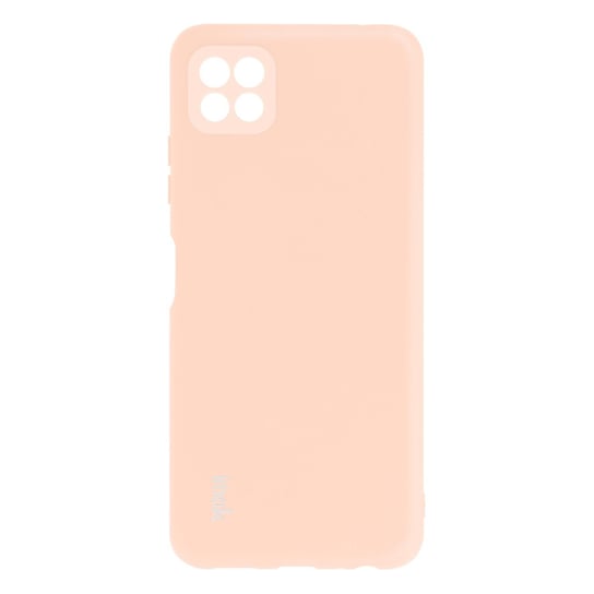 Etui Samsung Galaxy A22 5G Silikonowe Żelowe Odporne na Ślady Imak różowe IMAK