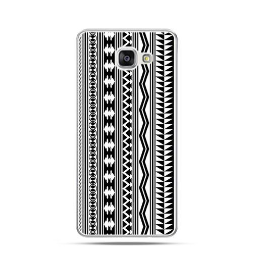 Etui, Samsung Galaxy A3 2016 A310, czarno biały wzorek EtuiStudio