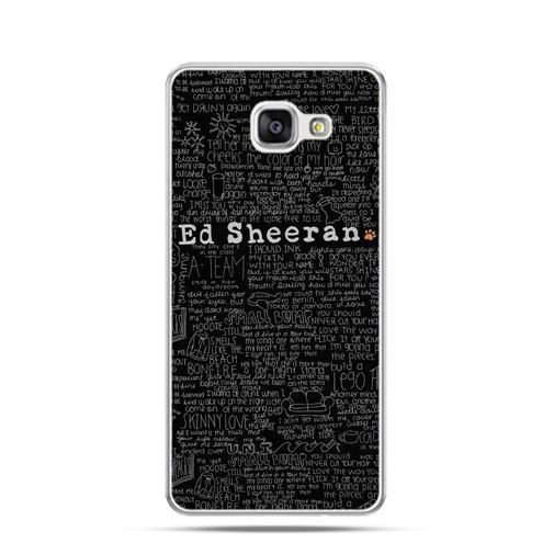 Etui, Samsung Galaxy A3 2016 A310, ED Sheeran czarne poziome EtuiStudio