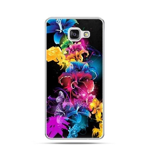 Etui, Samsung Galaxy A3 2016 A310, kolorowe kwiaty EtuiStudio