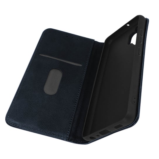Etui Samsung Galaxy A32 Vintage Video Holder Wallet niebieskie Avizar
