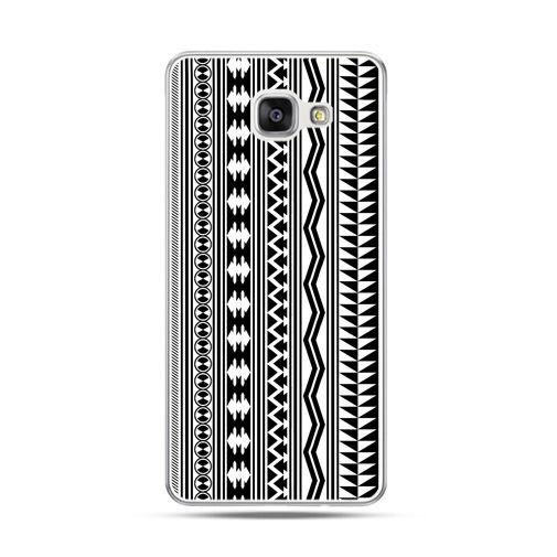 Etui, Samsung Galaxy A5 2016, czarno , biały wzorek EtuiStudio