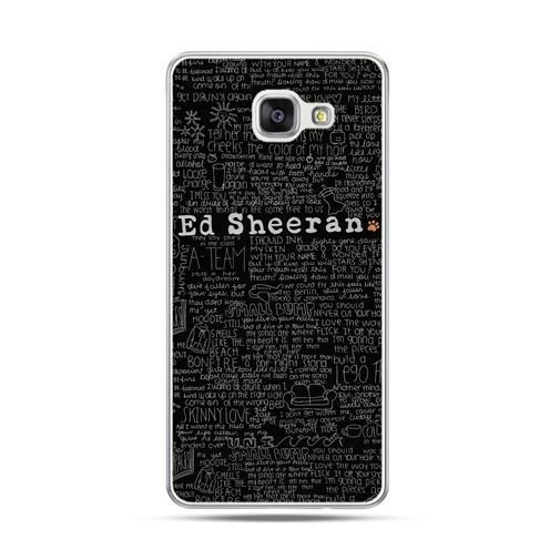 Etui, Samsung Galaxy A5 2016, ED Sheeran czarne poziome EtuiStudio