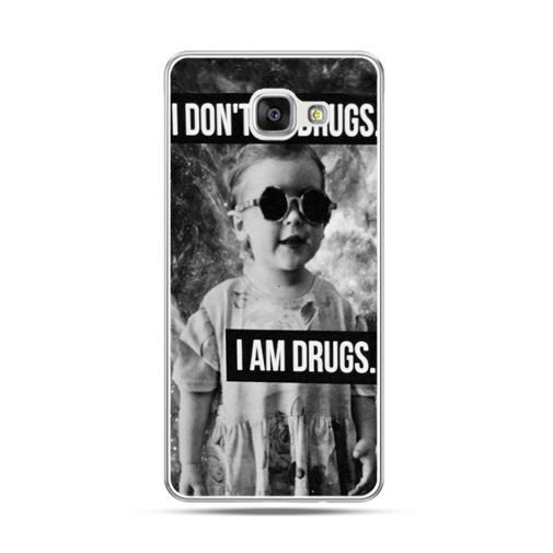 Etui, Samsung Galaxy A5 2016, I don`t do drugs I am drugs EtuiStudio