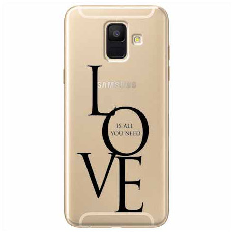 Etui, Samsung Galaxy A6 2018, All you need is LOVE EtuiStudio