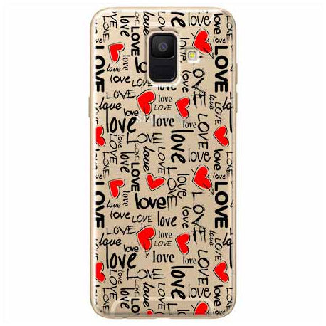 Etui, Samsung Galaxy A6 2018, Love, love, love EtuiStudio