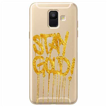 Etui, Samsung Galaxy A6 2018, Stay Gold EtuiStudio