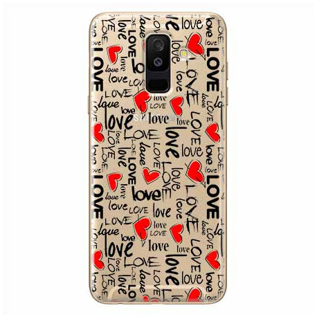 Etui, Samsung Galaxy A6 Plus 2018, Love, love, love EtuiStudio