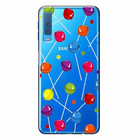 Etui, Samsung Galaxy A7 2018, Kolorowe lizaki EtuiStudio
