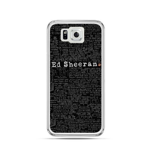 Etui, Samsung Galaxy Alpha, ED Sheeran czarne poziome EtuiStudio