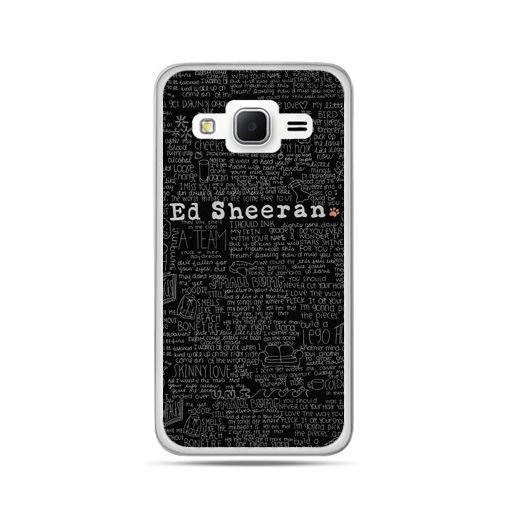 Etui, Samsung Galaxy Grand Prime, ED Sheeran czarne poziome EtuiStudio