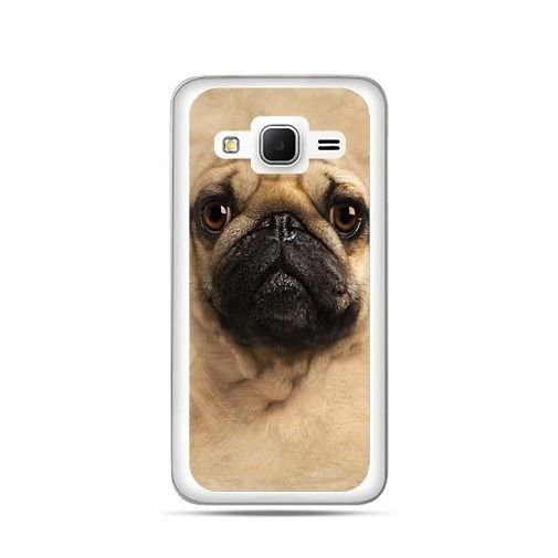 Etui, Samsung Galaxy Grand Prime, pies szczeniak Face 3d EtuiStudio