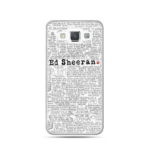 Etui, Samsung Galaxy J1, Ed Sheeran białe poziome EtuiStudio