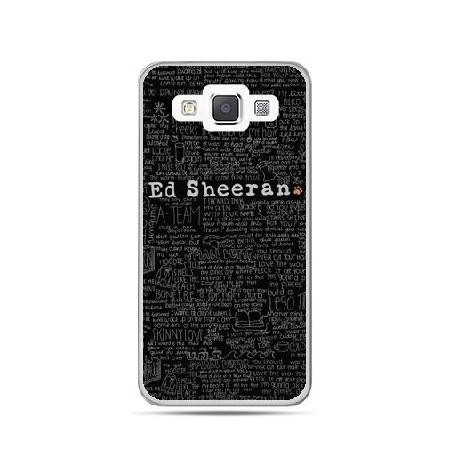 Etui, Samsung Galaxy J1, ED Sheeran czarne poziome EtuiStudio