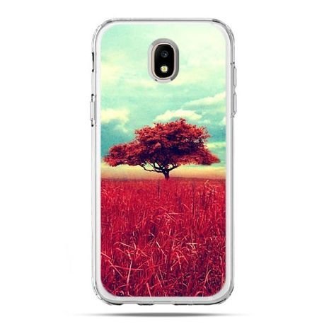 Etui, Samsung Galaxy J5 2017, czerwone drzewo EtuiStudio