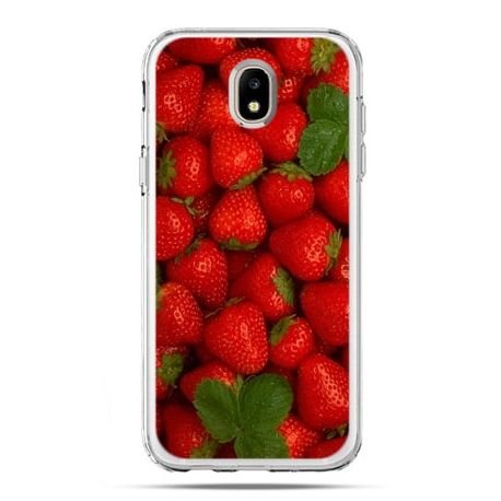 Etui, Samsung Galaxy J5 2017, czerwone truskawki EtuiStudio
