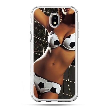Etui, Samsung Galaxy J5 2017, kobieta w bikini football EtuiStudio