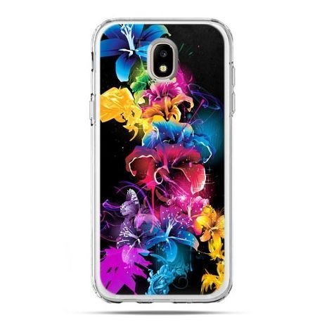 Etui, Samsung Galaxy J5 2017, kolorowe kwiaty EtuiStudio