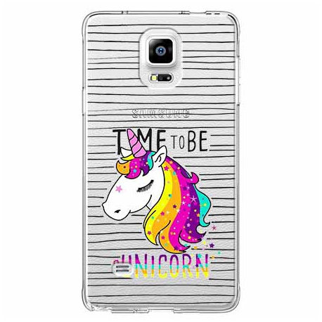Etui, Samsung Galaxy Note 4, Time to be unicorn, Jednorożec EtuiStudio