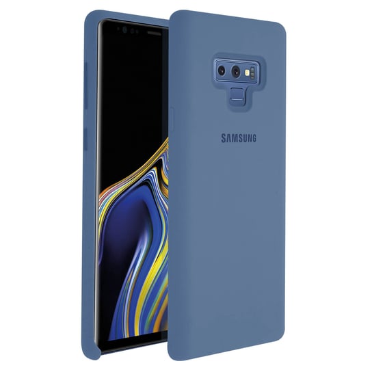 Etui Samsung Galaxy Note 9 Oryginalne silikonowe etui Samsung Soft Touch w kolorze niebieskim Samsung