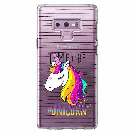 Etui, Samsung Galaxy Note 9, Time to be unicorn, Jednorożec EtuiStudio