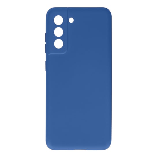 Etui Samsung Galaxy S21 FE Silikonowe półsztywne Soft Touch niebieskie Avizar