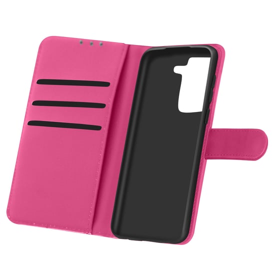 Etui Samsung Galaxy S21 Portfel Ochrona Funkcja Obsługa wideo Różowy Avizar