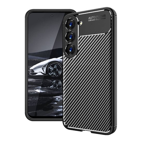 Etui SAMSUNG GALAXY S23 Pancerne Shockproof Nexeri Carbon Fiber czarne Nexeri