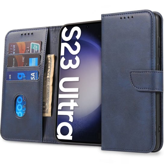 Etui SAMSUNG GALAXY S23 ULTRA Nexeri Wallet granatowe Nexeri