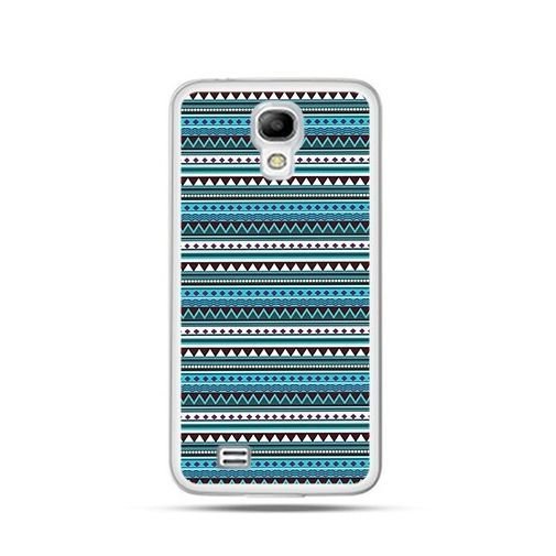 Etui, Samsung Galaxy S4, niebieski wzorek EtuiStudio