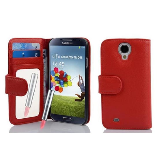 Etui Samsung Galaxy S4 Pokrowiec w CAYENNE - CZERWONY Pokrowiec Ochronny Obudowa Case Cover Cadorabo Cadorabo
