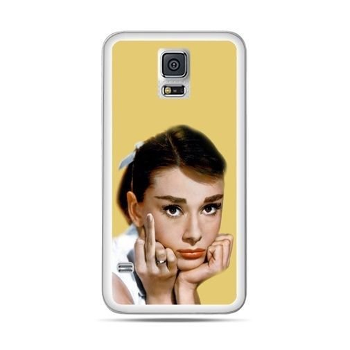 Etui, Samsung Galaxy S5 Neo, Audrey Hepburn Fuck You EtuiStudio